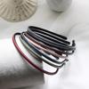Headband Anti-Slip Plastic Thin Hair Hoop with Curved Design Stable Fit No Pressure Makeup Hair Hoop Hair Accessory
