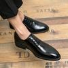 New Red Sole Brogue Shoes Men Black Business Mens Formal Shoes Lace-Up Round Toe Spring/Autumn