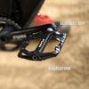 Funn Funndamental Flachpedale Set Breite Plattform Fahrrad Stahlachse BMX/MTB - Pedale, 9/16 Zoll (Schwarz)