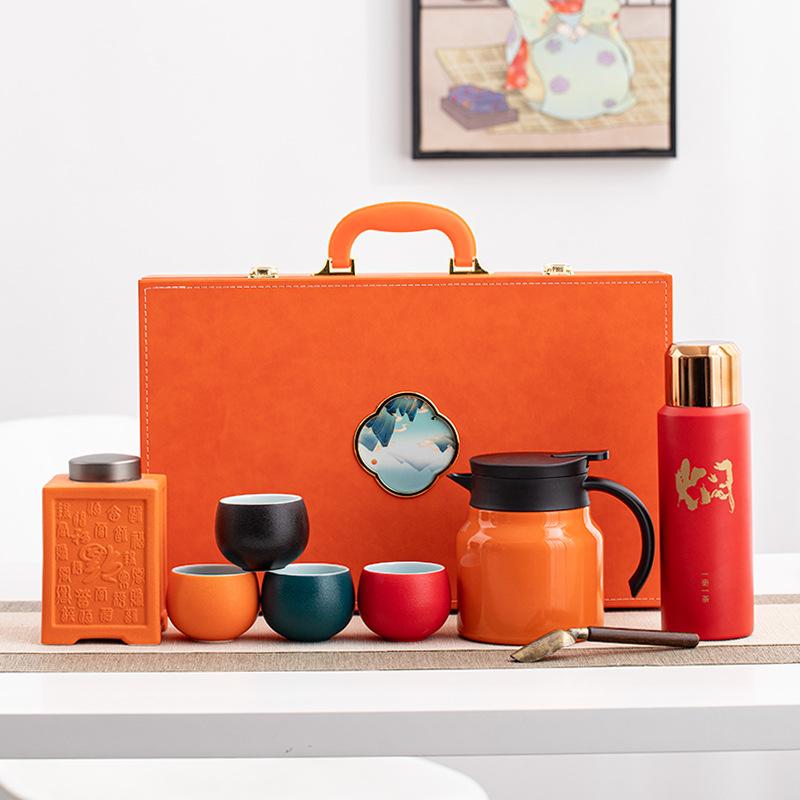 

Business company high-end gifts exclusive tea gift set stewed teapot stewed tea cup tea set