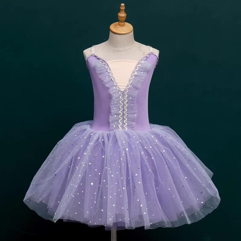 Fashion Ballet Dress Stage Performance Costume Girl's Ballerina Outfit Children's Clothes Ballet Dance Wear Summer Dresses