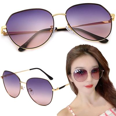 Óculos de sol polarizados para encontros, moda casual, luz polarizada, UV, grande, sem receita, sol para verão, UV, poligonal, redondo, tipo [Aollaa] Mulheres, Óculos,