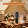Reisvriendelijke Alles-in-één Koffiezetapparaat - Ingebouwde Molen, Handheld Espressomachine & Mini Pour-Over Kopje voor Thuis en Buiten