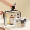 Clear Toiletry Bag Durable PVC Travel Makeup Cosmetic Organizer With Zipper Closure Travel Accessorie