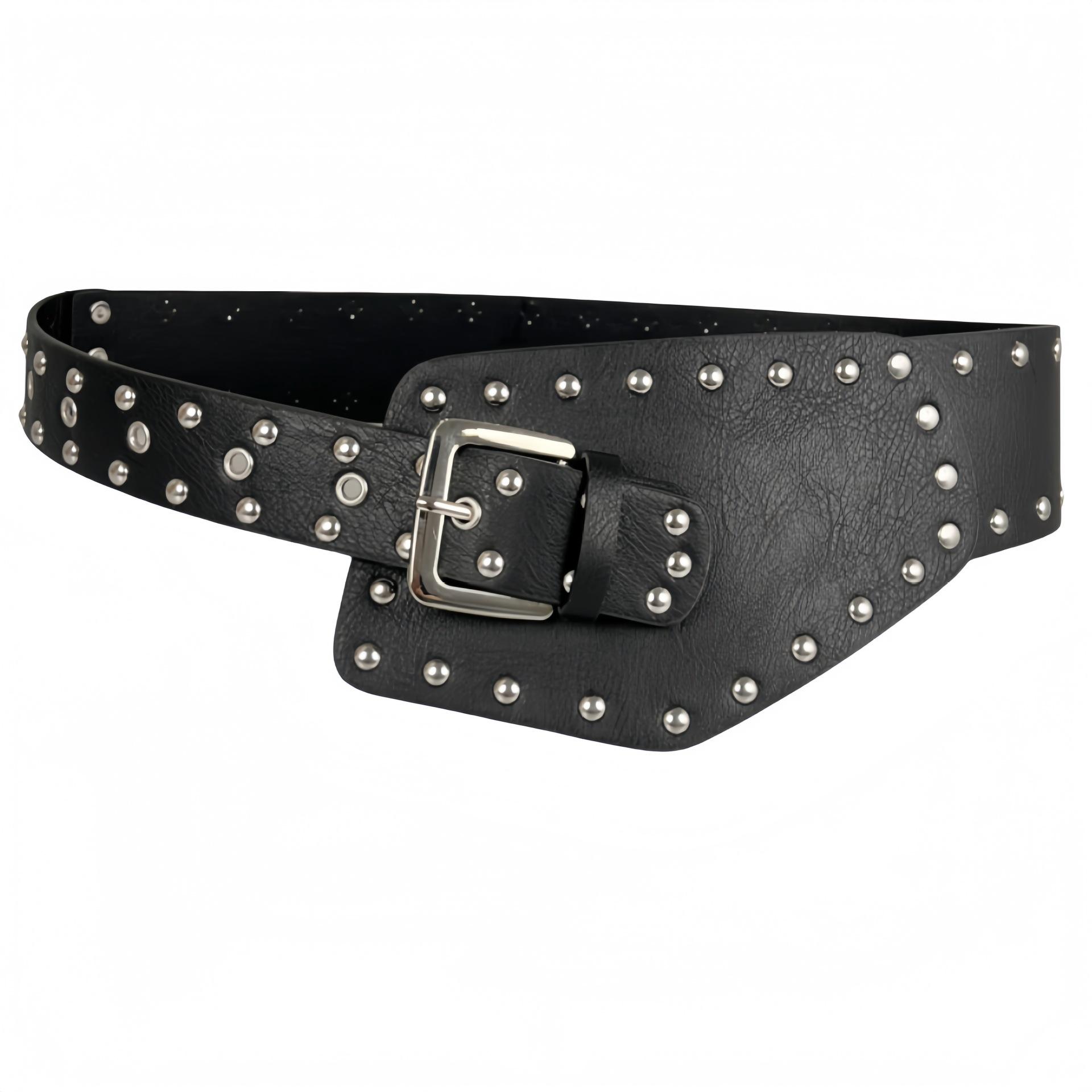 

The New Willow-patterned Belt Is Trendy and Versatile, with A Punk Style. The Wide Belt Is Distinctive and Cute 100cm