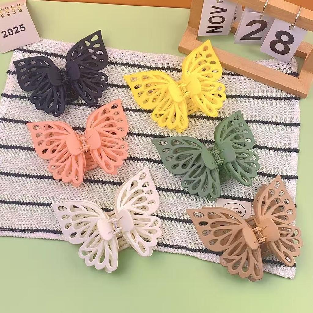 Elegante Pinza per Capelli a Doppia Struttura a Forma di Farfalla - Pinza a Squalo di Alta Qualità per Donne