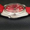 SEIKO 5 AUTOMATIC VINTAGE 7009A JAPAN MENS RED COLOR DIAL WATCH a702336-5 R124-a702336