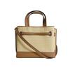 Michael Kors Shoulder Bag Handbag Polyurethane Brown Women Used