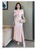 Stylish Women's Summer Bowknot Midi Camisole Dress
