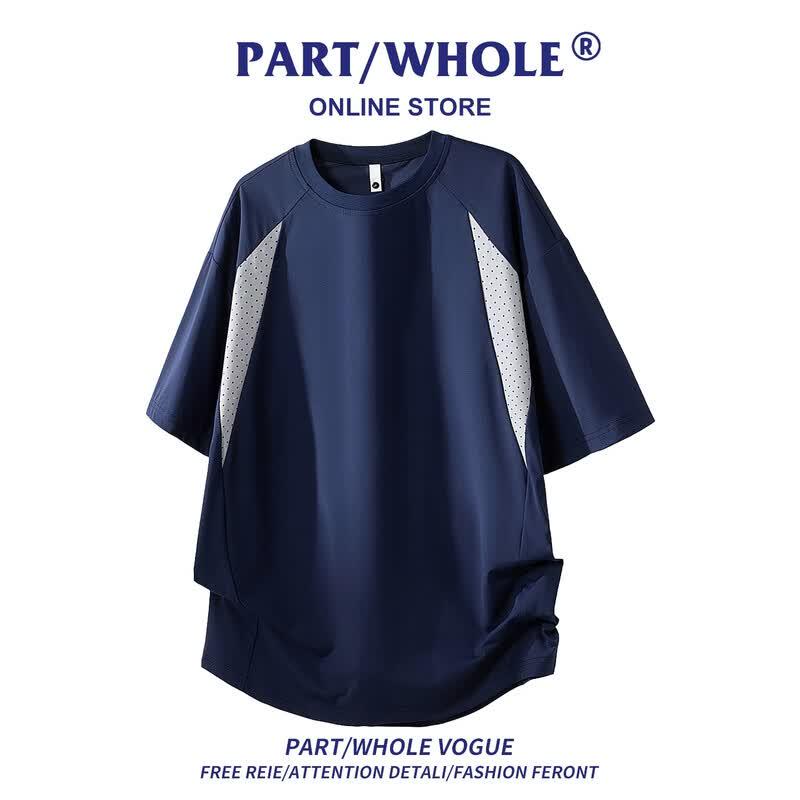 PART/WHOLE Men s Color Block Quick-Dry T-Shirt 2XL