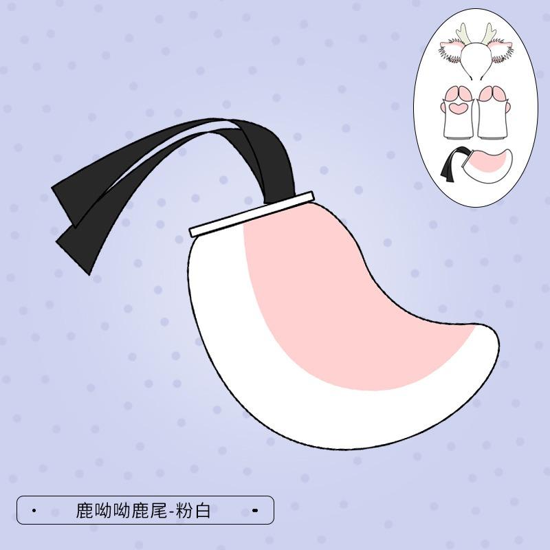 

Рождественский ободок с оленьими рогами, милый плюшевый ободок с ушками оленя, аксессуары для косплея, ручной работы, ободок с ушками животного One Size