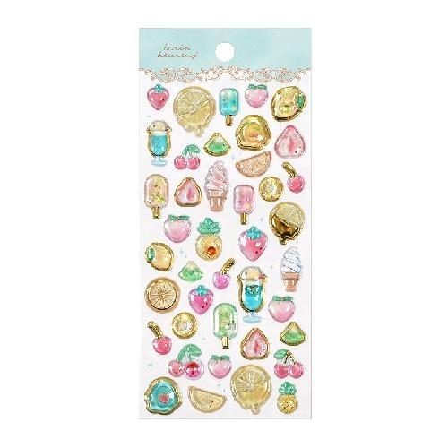 1Pc Cute Cartoon Ghost Family 3D Relief Stickers Fun Jelly Transparent Decoration for Phone Cases Children's DIY Crystal Sticker