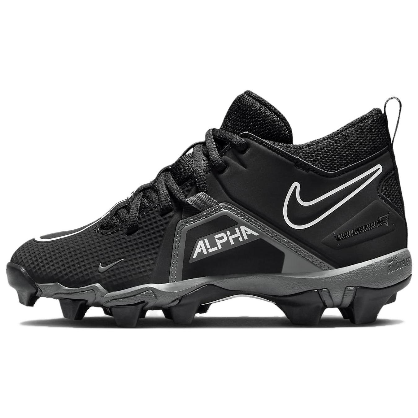 

New Nike Alpha Menace 3 Shark Wide GS Black Iron Grey CV0581-010 38