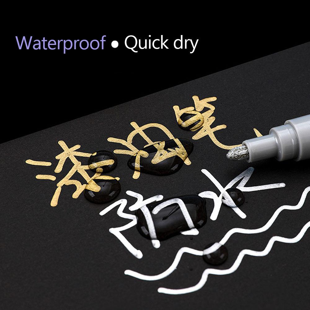 Waterproof Car Paint Pen Wheel Tire Oily Painting Marker Touch Up Fill Paint Pen Scratch Remover Vehicle Tyre Paint Mark Pen