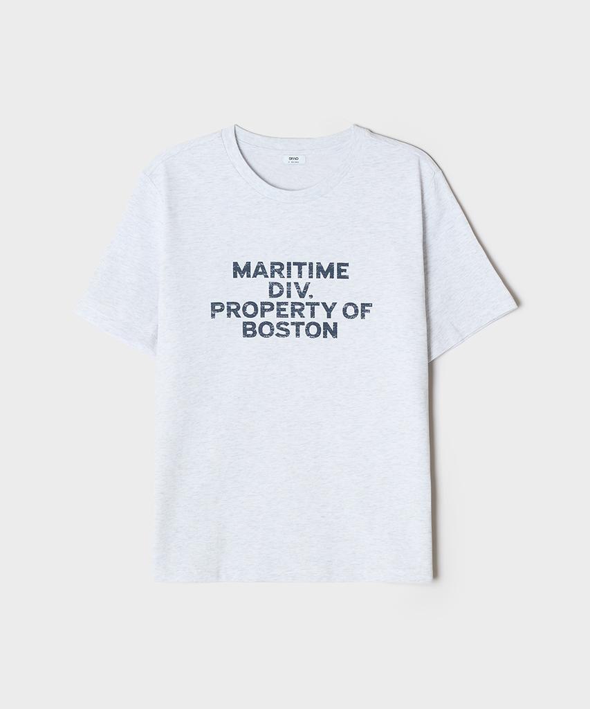 Seupao [Cool] Boston Simple Letter Short Sleeve T-Shirt_Sprpg37G72