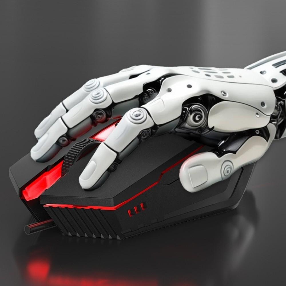 4 Buttons Wired Gaming Mouse Ergonomic Design RGB Gaming Mouse Optical Gaming Mouse  For Gamer
