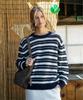FOLNUA Brush Stripe Knit (Navy)