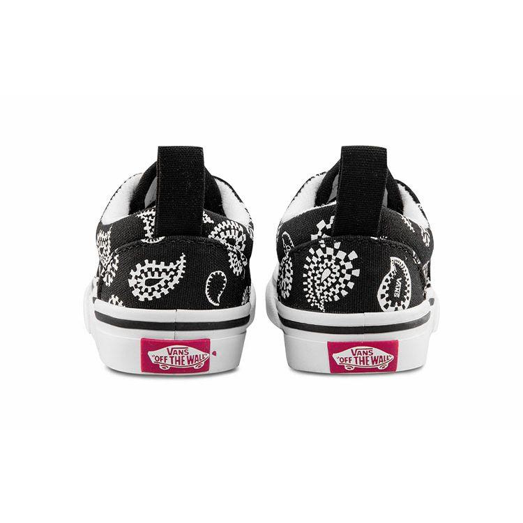 Vans Era Low Top Fashion Sneakers Black Cashew Flower Baby Sneakers VN0A4P39BLK