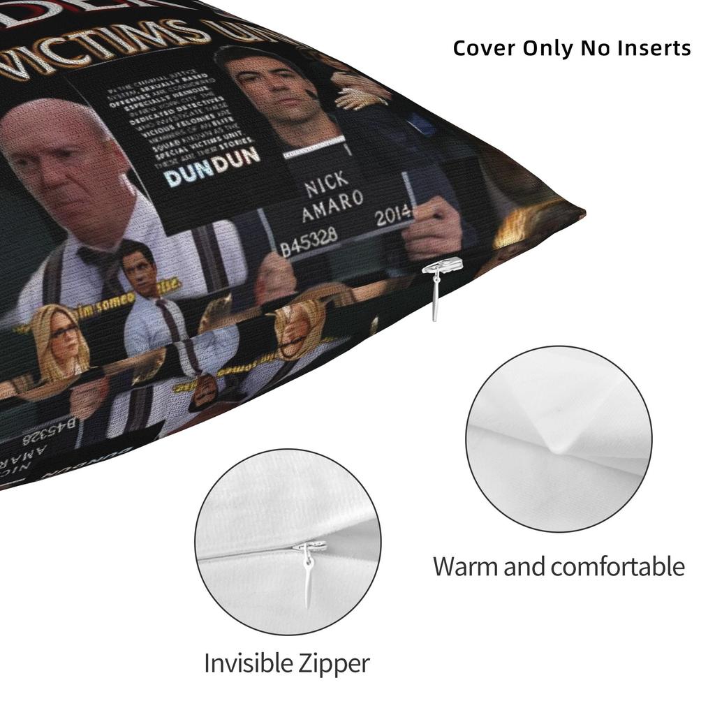 Federa per Cuscino Law Order SVU Federa Comoda per Cuscino Federa alla Moda per Divano Camera da Letto Decorazione per la Casa