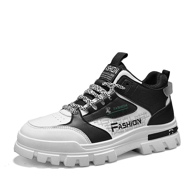 Men s workwear boots four season new anti slip soft sole comfortable labor protection shoes outdoor casual high top sports boots 39 6819₽