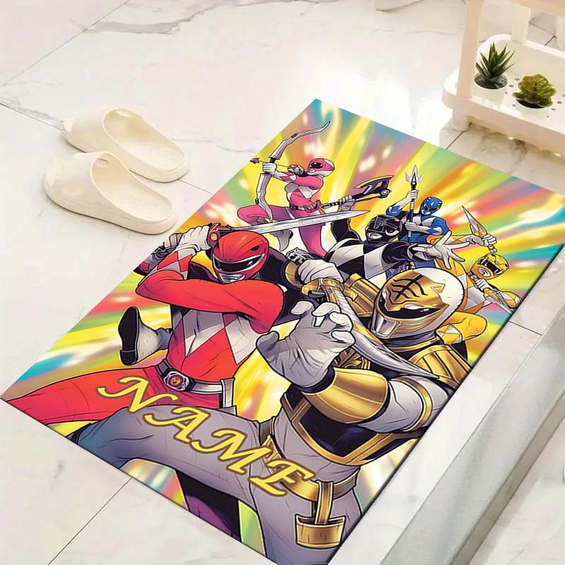 Custom 1Pc Power Rangers Adventure Rug Office Carpet Indoor Outdoor Entrance Doormat Nonslip Soft And Comfortable Living Room D2915216