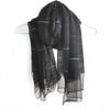 Elegant Women's Plaid Silk Scarf - Spring/Summer Shawl