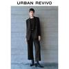 UR Women's Double-breasted Notched Lapel Blazer