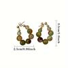 Luxury Hoop Earrings for Women, Elegant Metal Circle Earrings, Exquisite Design Jewelry, Great Gift for Anniversary Christmas