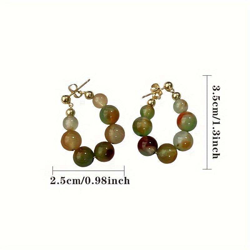 Luxury Hoop Earrings for Women, Elegant Metal Circle Earrings, Exquisite Design Jewelry, Great Gift for Anniversary Christmas