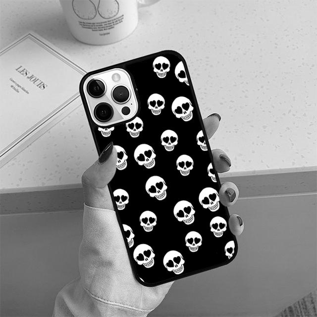 Skulls Bones Skeleton Phone Case For iPhone 17 Air 13 12 14 15 16 Cover For Apple 14 15 16 Pro Max Plus Coque