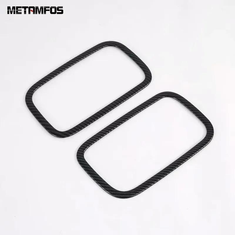 Rear Fog Light Lamp Cover Trim For Hyundai Venue - 2024 2025 Carbon Fiber Foglight Bumper Protector Exterior Accessories