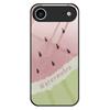 For iPhone 17 Air Case Anti Drop TPU PC Tempered Glass Pattern Printing Phone Back Cover