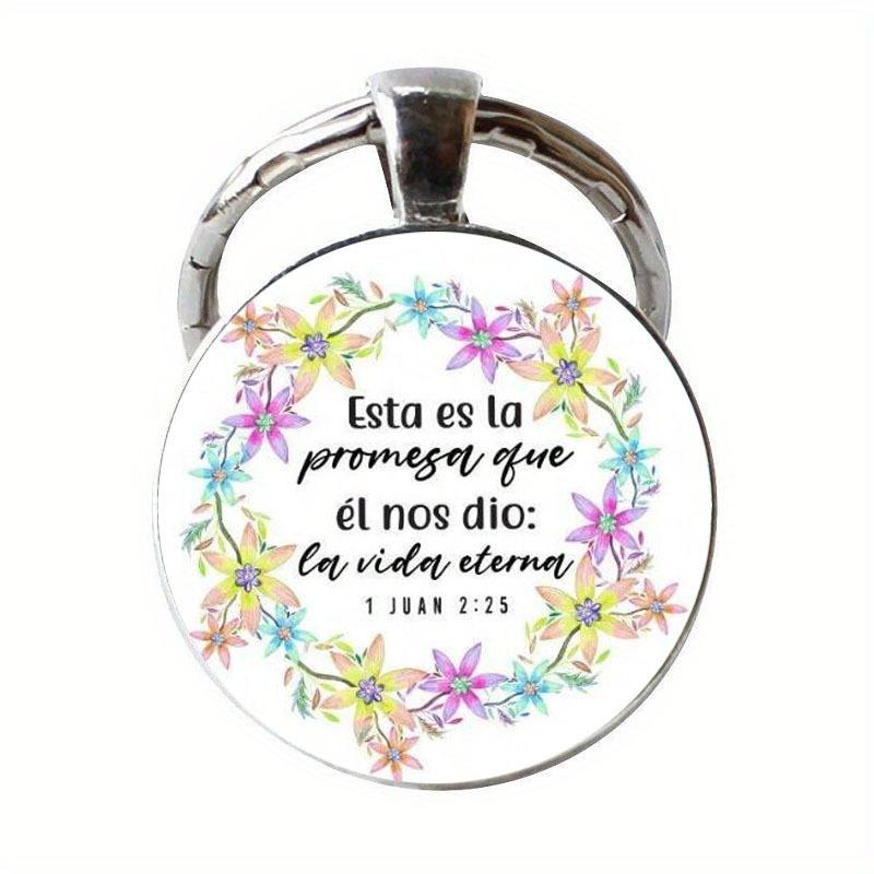 JW Alphabet Er Wird JWORG Zeit Edelstein Schlüsselanhänger JW Schlüsselanhänger Jesus Schlüsselanhänger