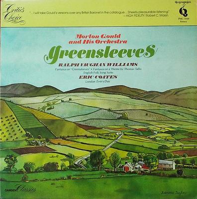 LP Record RALPH VAUGHAN WILLIAMS ERIC COATES  Greensleeves The Beautiful Music O PMC7049 QUINTESSENCE Japan Classical Used