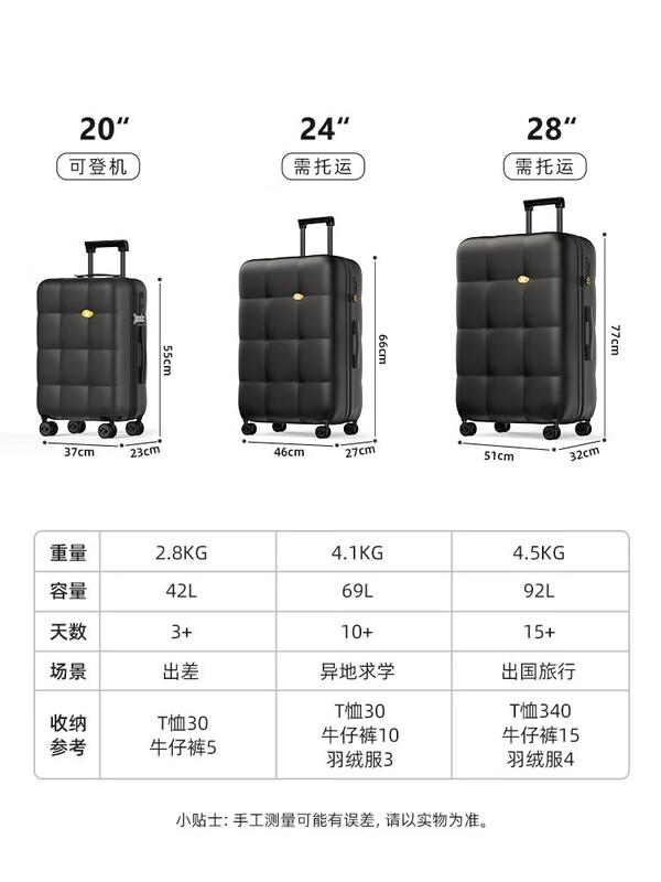 MGOB PC Hardshell Spinner Suitcase
