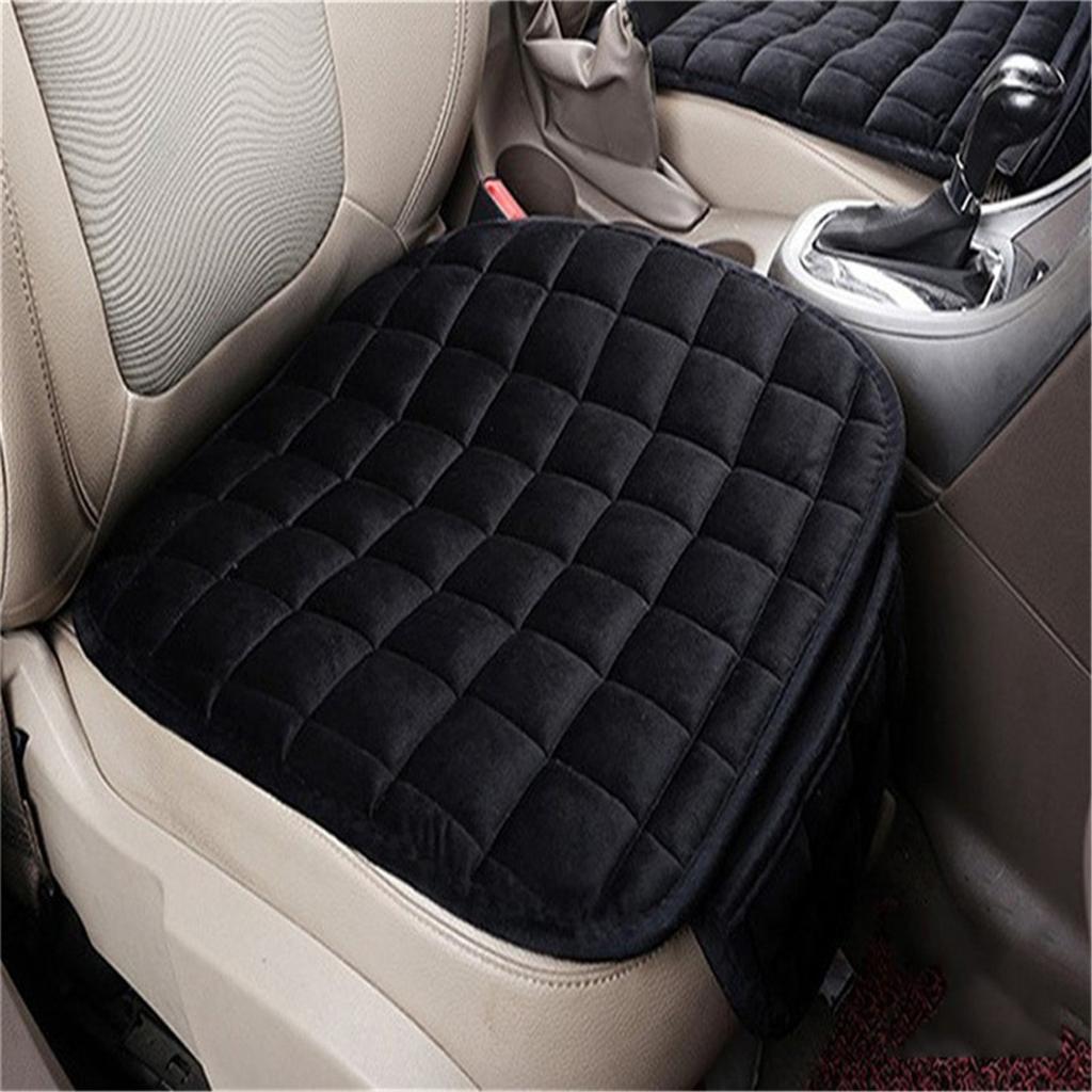 1 Pc Warm Plush Car Seat Cover Cushion Anti-slip Universal Seat Breathable Pad for All Vehicles Car Front and Rear Seat