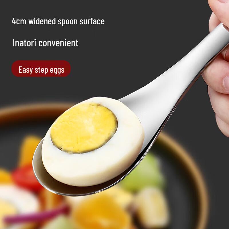 MAXCOOK Premium Dinner & Soup Spoons