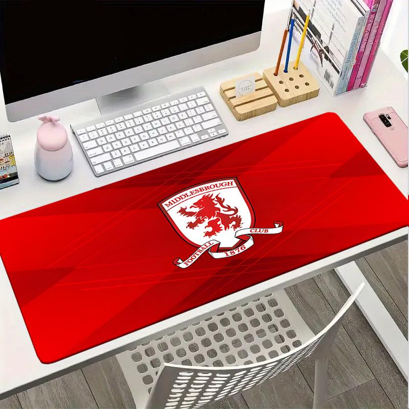 Middlesbrough Football Club Crest Mouse pad, Gaming Mouse Pad, keyboard pad, Desk Decor for computer notebook Fan Gift Birthday Gift