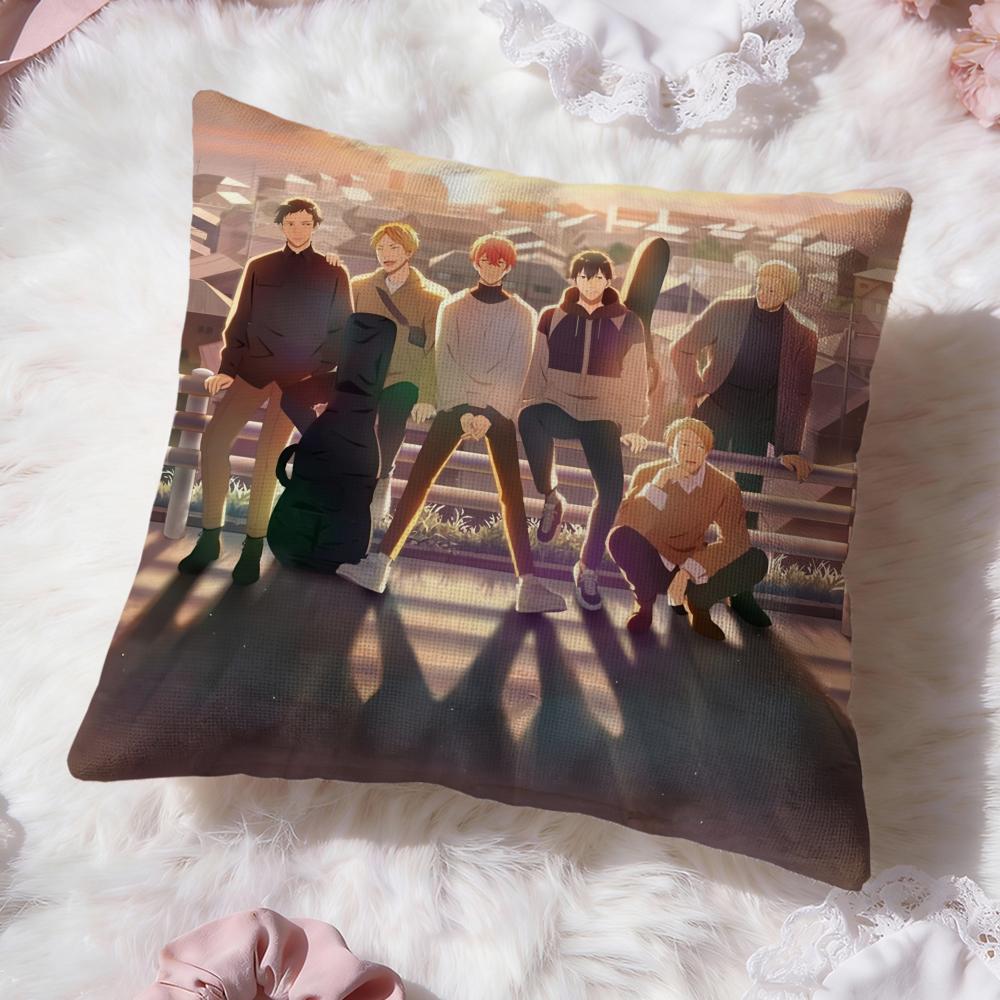 Anime G-Given Cartoon Cushion Cover Premium Comfort Reversible Pillow Cove -Two in One Design for Any Room & Car Interior