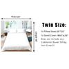 Winter Holiday Themed Christmas Three-Piece Quilt Cover Digital Printing Bedding Set