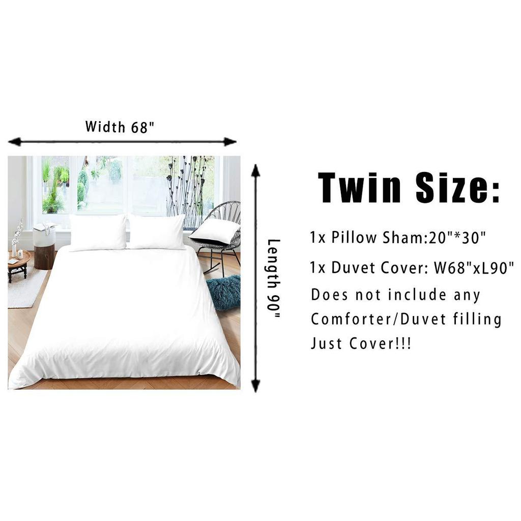 Winter Holiday Themed Christmas Three-Piece Quilt Cover Digital Printing Bedding Set
