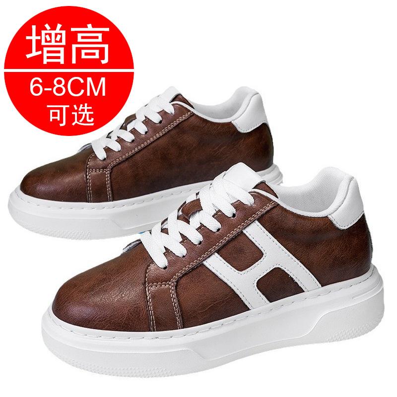 Invisible inner heightening men's shoes 8cm breathable casual heightening shoes 6 little white shoes running sports shoes board shoes
