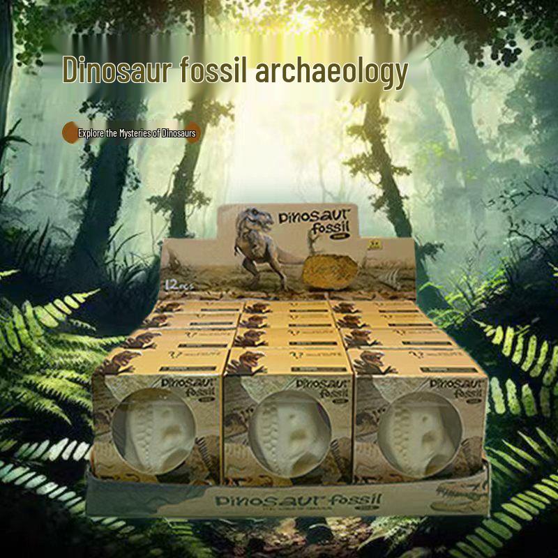 Dinosaur Egg Excavation Kit: Plaster Model & Educational Toy for Kids
