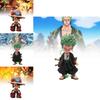 Stylish One Piece Zoro Sitting And Cowboy Ace Pvc Figure Model Ideal For Anime Lovers