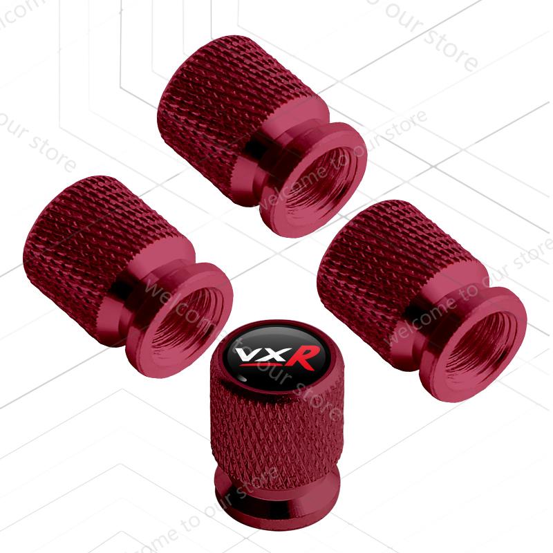 

4Pcs/Set For VXR LOGO Badge Zafira Astra Insignia Corsa Vivaro Maloo VXR8 Car Wheel Tire Valve Caps Tyre Stem Covers Accessories