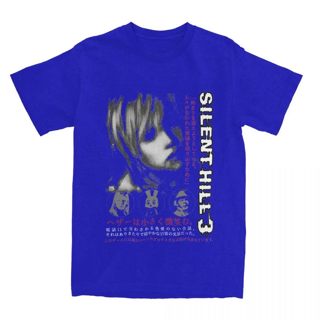 Novelty Horror Game Silent Hill 3 T Shirt Men Women's  Heather Mason Tees Shirt Summer Clothes