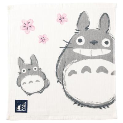 Marushin Hand Studio My Neighbor 34 X 36 Breeze and Made In Imabari Gauze 1005021800 Towel, Ghibli, Totoro, Approx. Cm, "Spring Totoro," Japan, Towel,