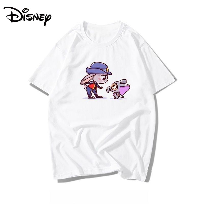 

Princess Elsa Creative Printing Tshirt Summer New Unisexs and Womens Plus Size Loose Casual Trend Shortsleeved Top S
