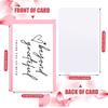50pcs Thank You For Supporting My Business Cards,Small Customer Appreciation Card for Shop, Online Retailers, Business Supplies