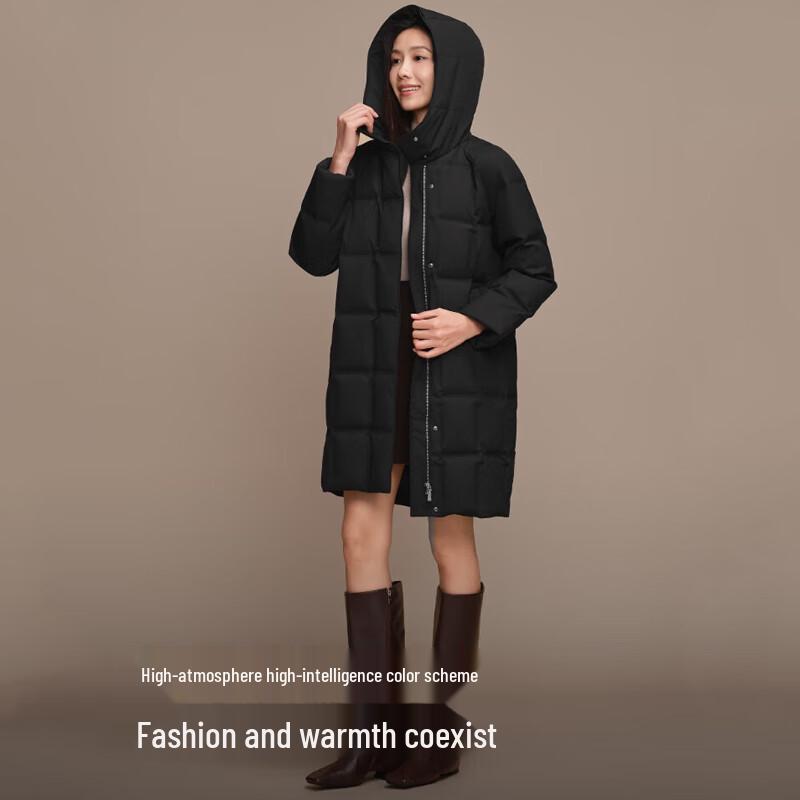 BOSIDENG B250244164 Business Elegant Bonded Hooded Down Jacket